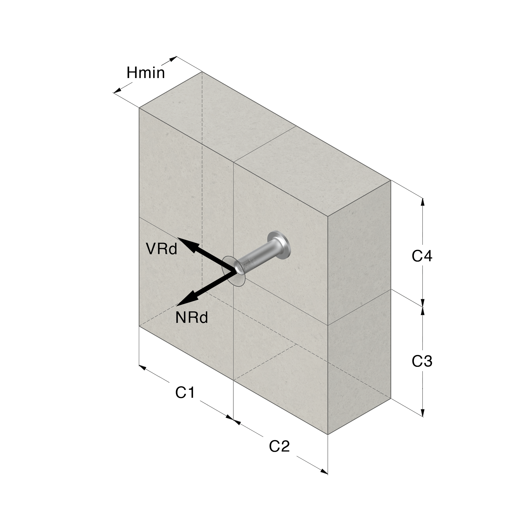 a drawing of a brick wall with a screw and the letters nrd on it