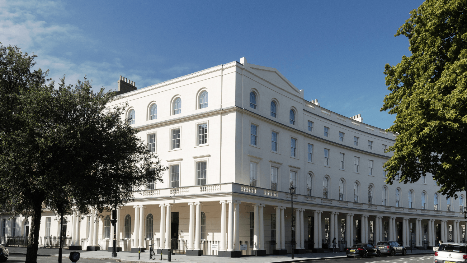 Regent's Crescent view from distance