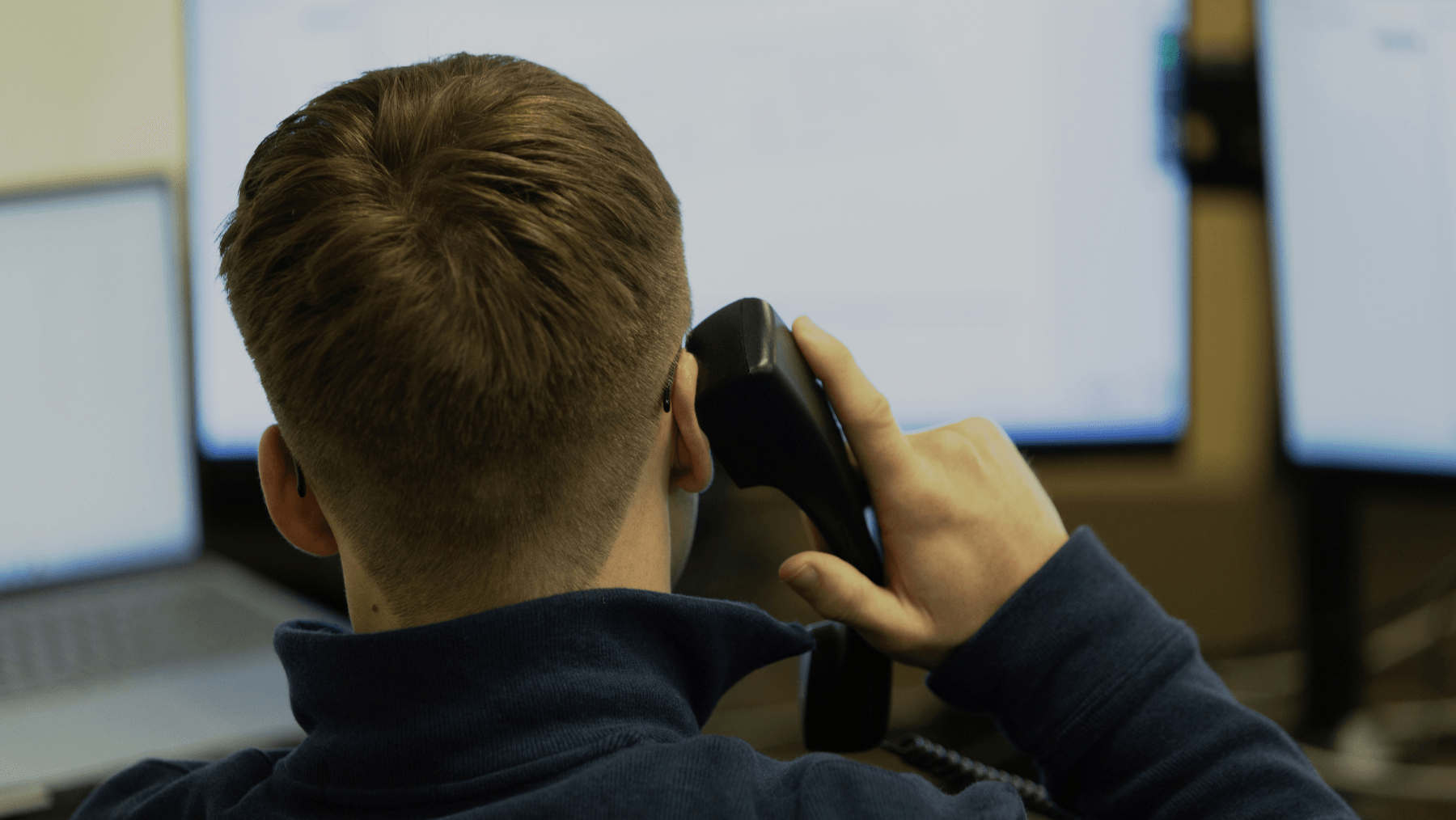 Man on the telephone
