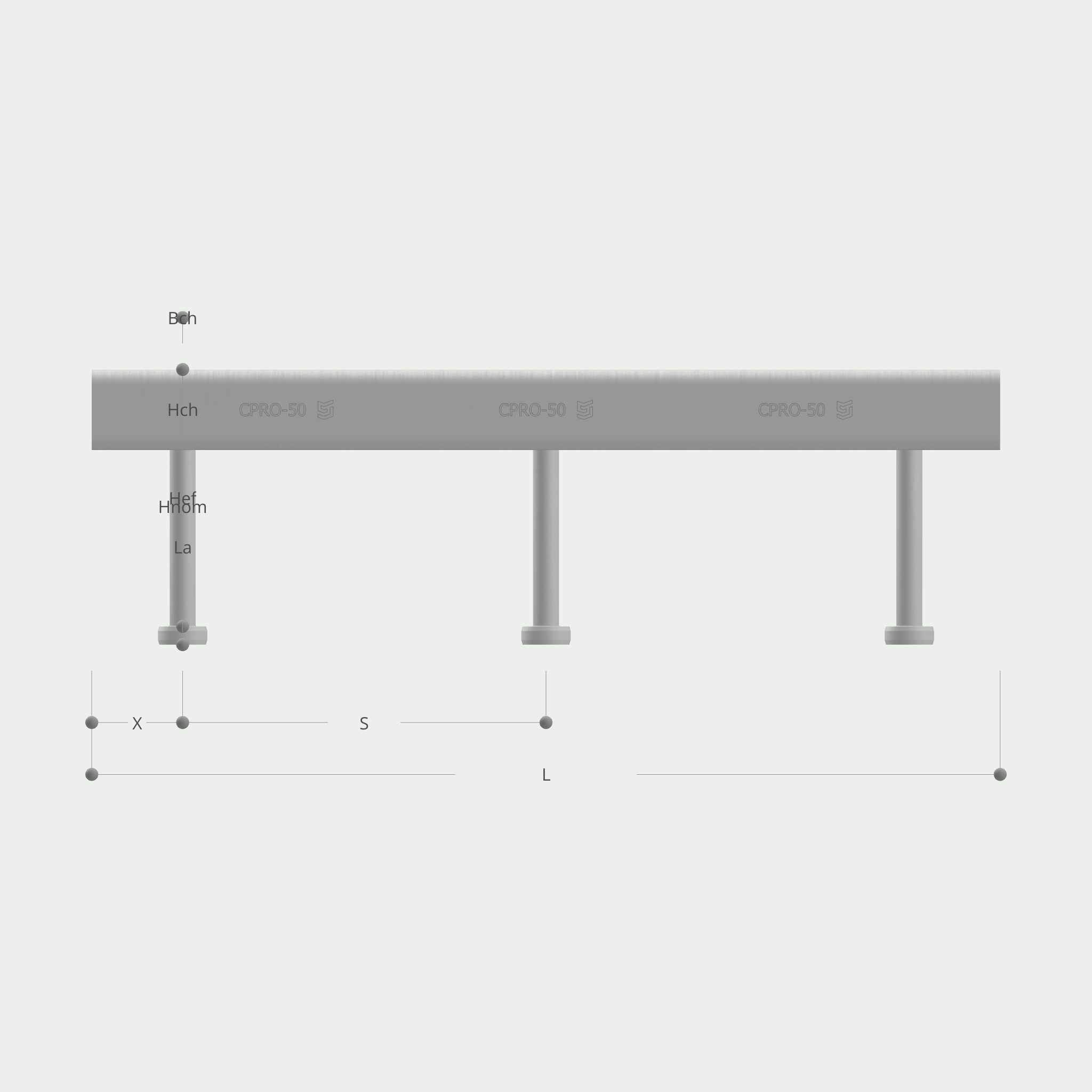 a drawing of a bridge with measurements including height and width
