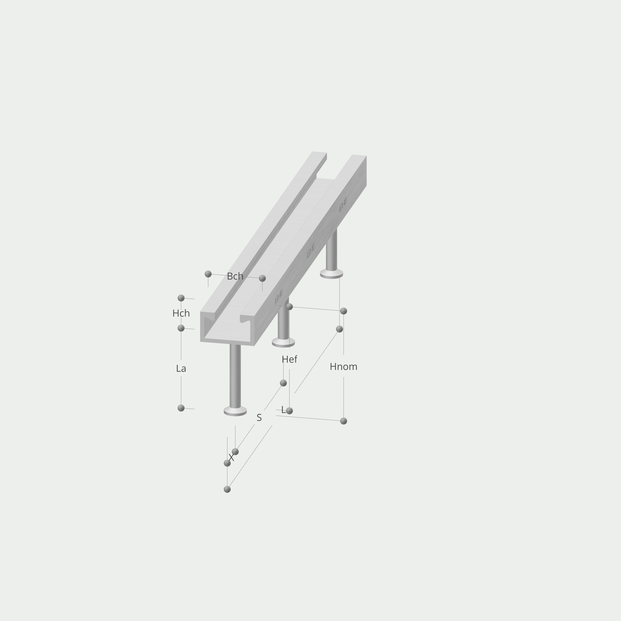 a drawing of a metal railing with measurements such as height and width