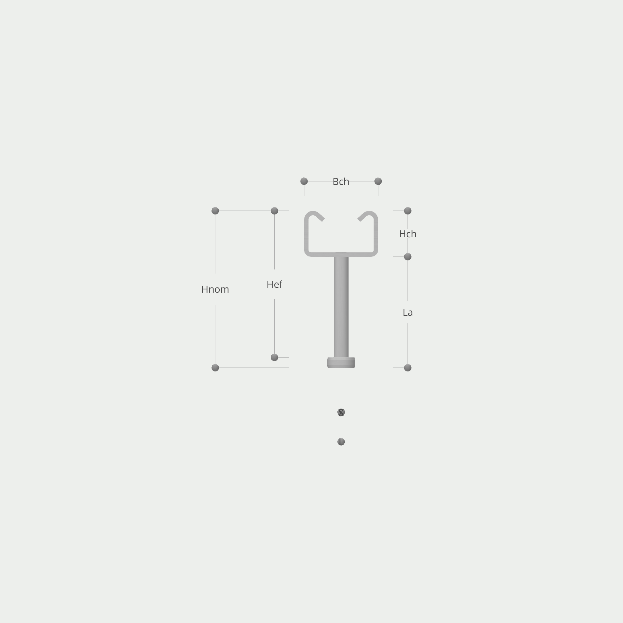 a drawing of a t with measurements on a white background
