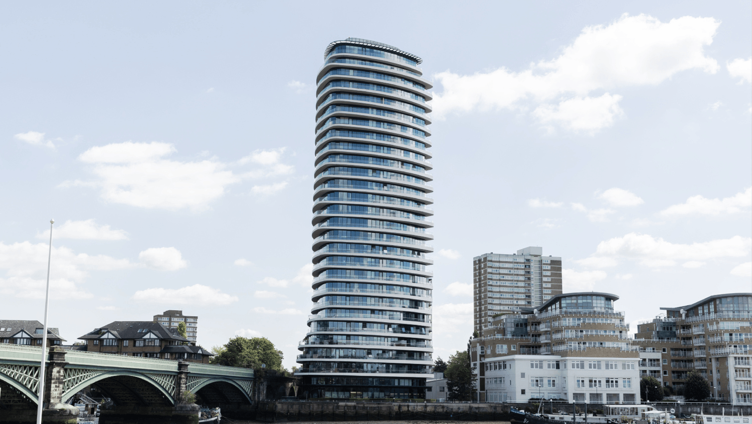 Lombard Wharf view from across the Thames