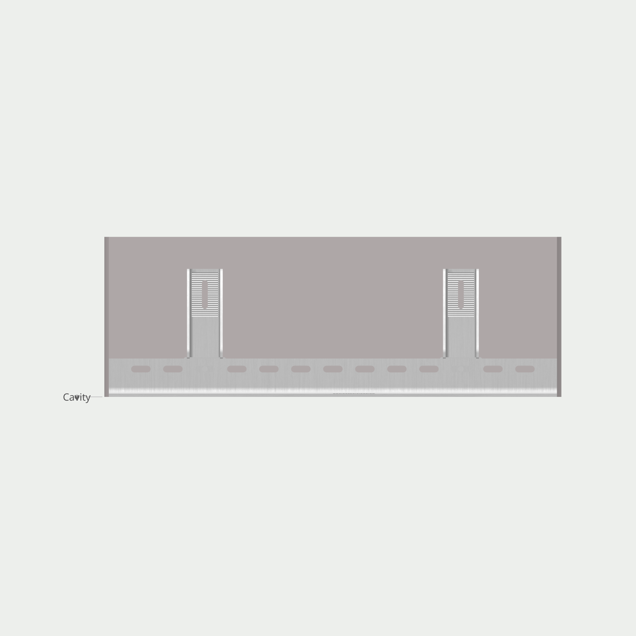 a drawing of a road with a building in the background .