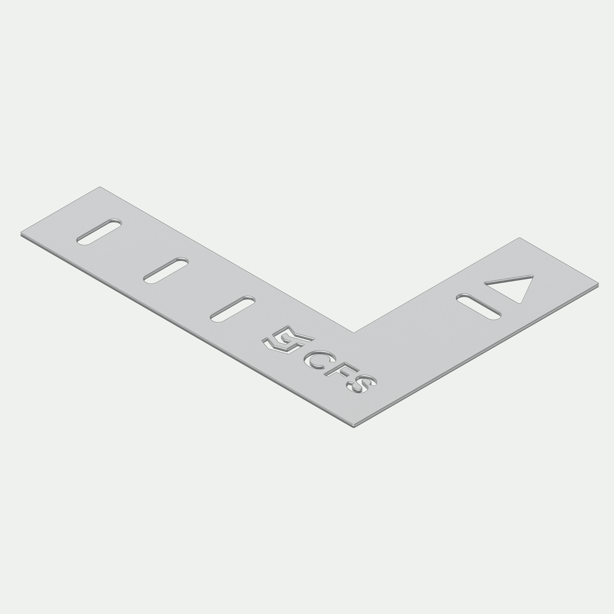 a piece of metal that says gfs on it